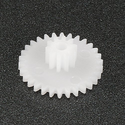 Image of uxcell 20pcs Plastic Gears 30 Teeth Model 30102B Reduction Gear Plastic Worm Gears for RC Car Robot Motor