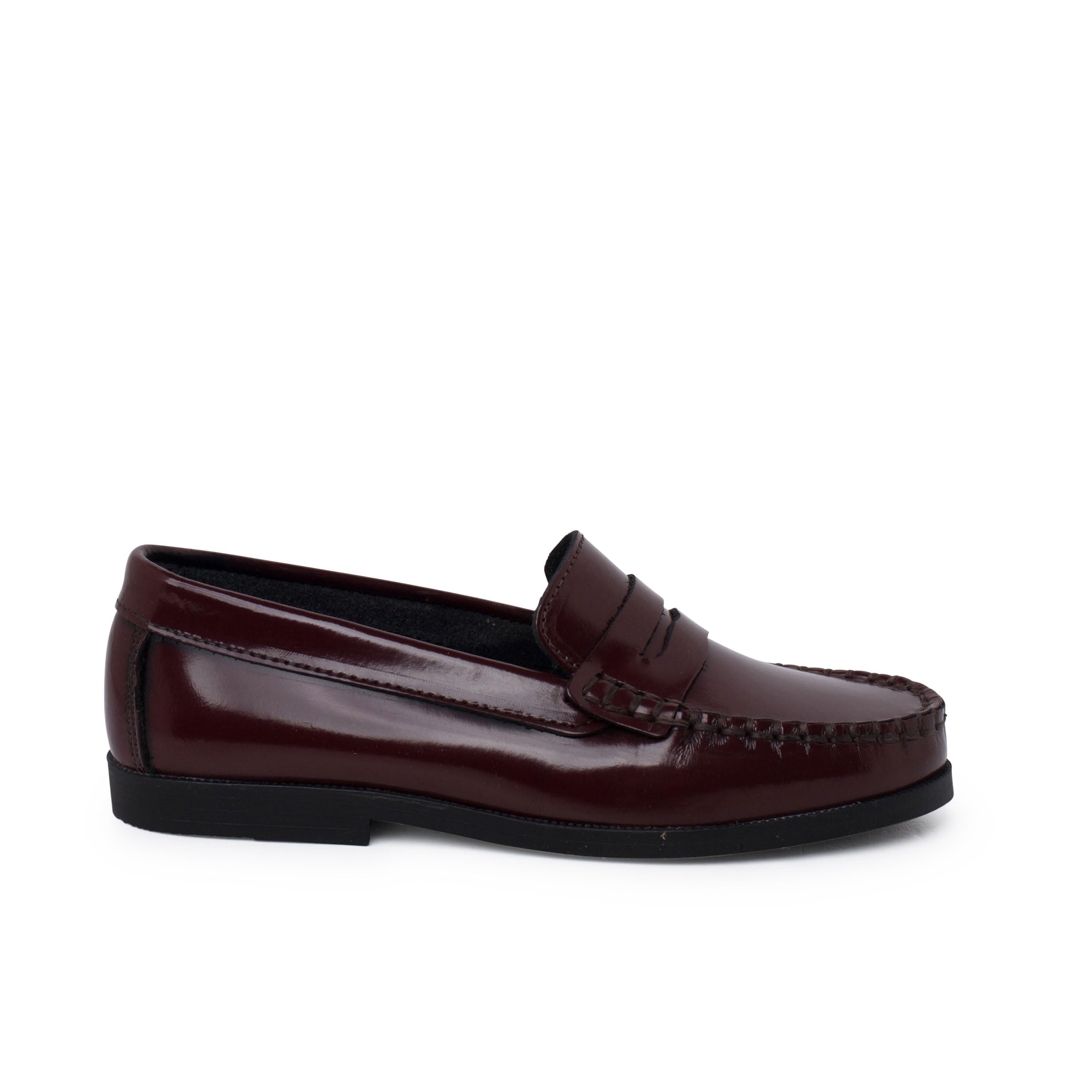 Pisamonas Zapatos Castellanos Mocasines de Piel para Niño
