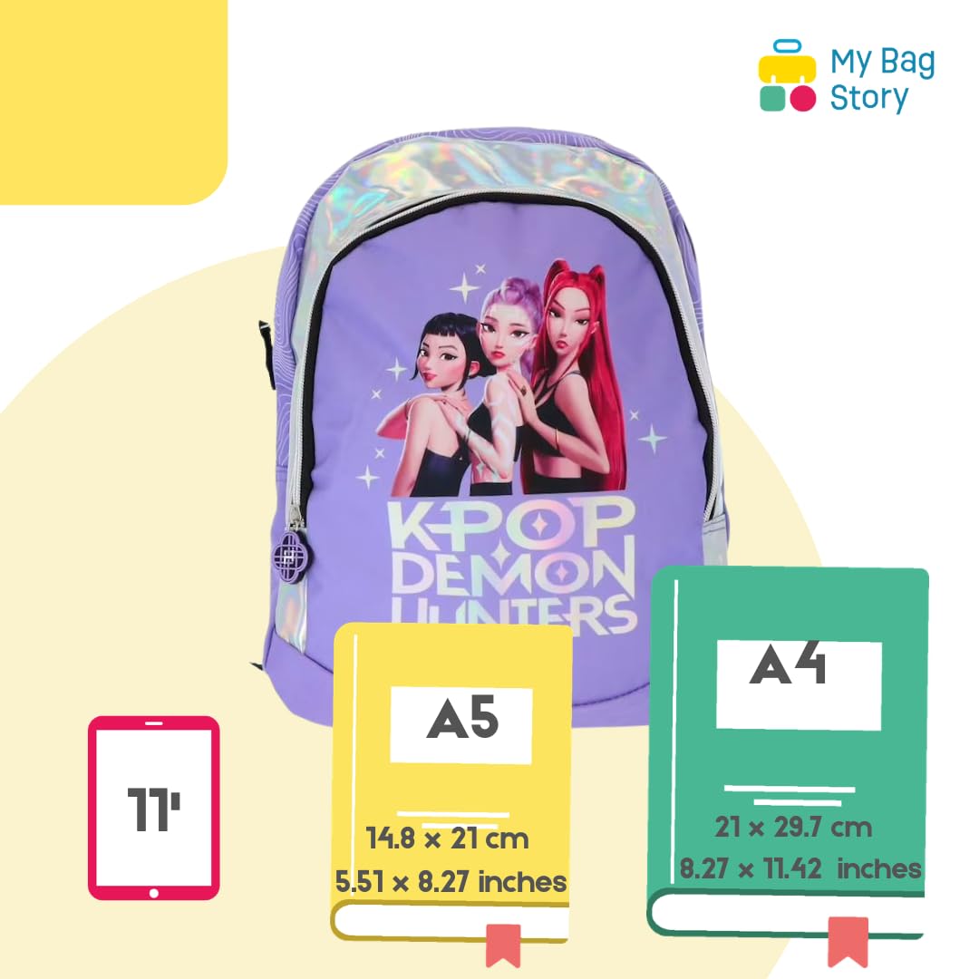 KPop Demon Hunters | Sac à dos enfant | Maternelle et CP | Violet