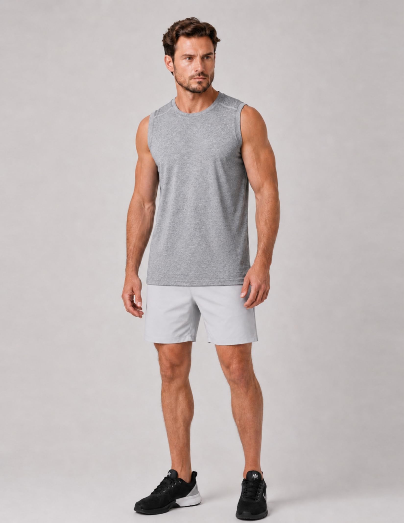 Liberty Imports Athletic Crew Neck Sleeveless Shirts Sin Mangas Hombre (Pack de 5)