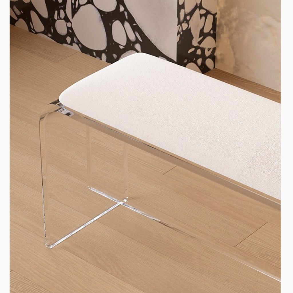 Foot Stools ottoman Shoe Bench Simple Style Bench Dining Chair Home Living Room Entrance Door Shoe Changing Bench Bed End Makeup Stool Shoe Changing Stool, S80cm