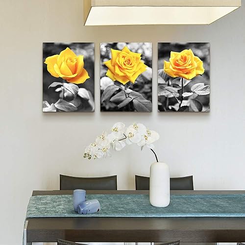Miniatura 3 de Lienzo decorativo para pared para dormitorio, sala de estar, baño, decoración de pared para cocina, fotos familiares, obras de arte en blanco y