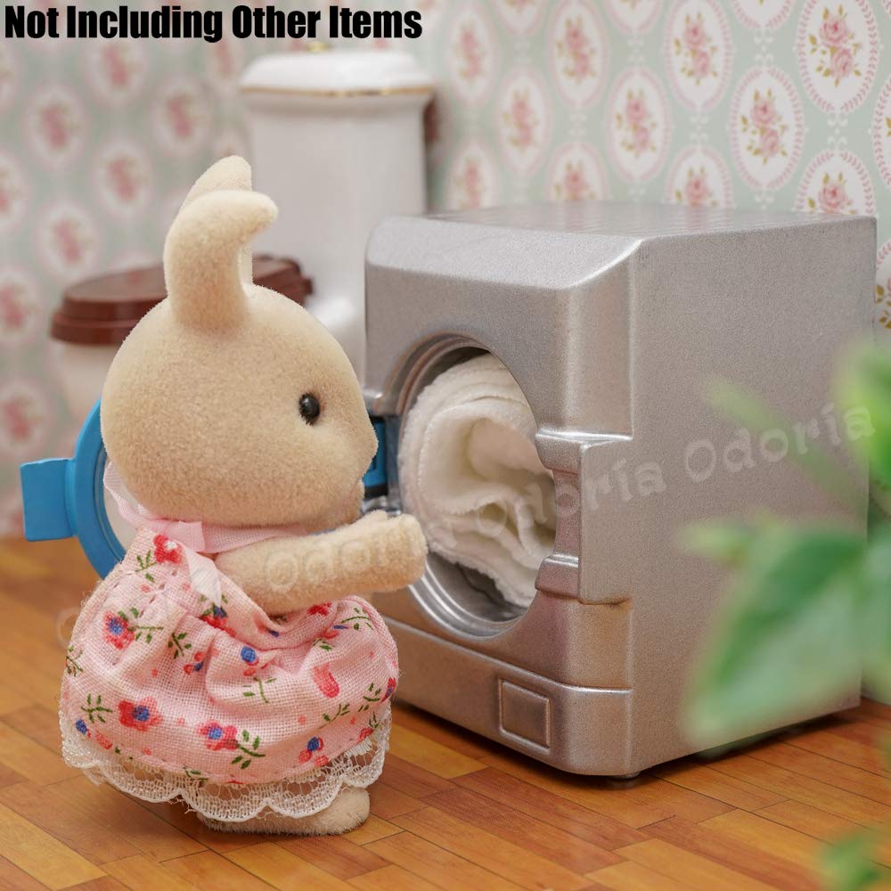 Odoria 1/12 Miniatuur Wasmachine Poppenhuis Accessoires