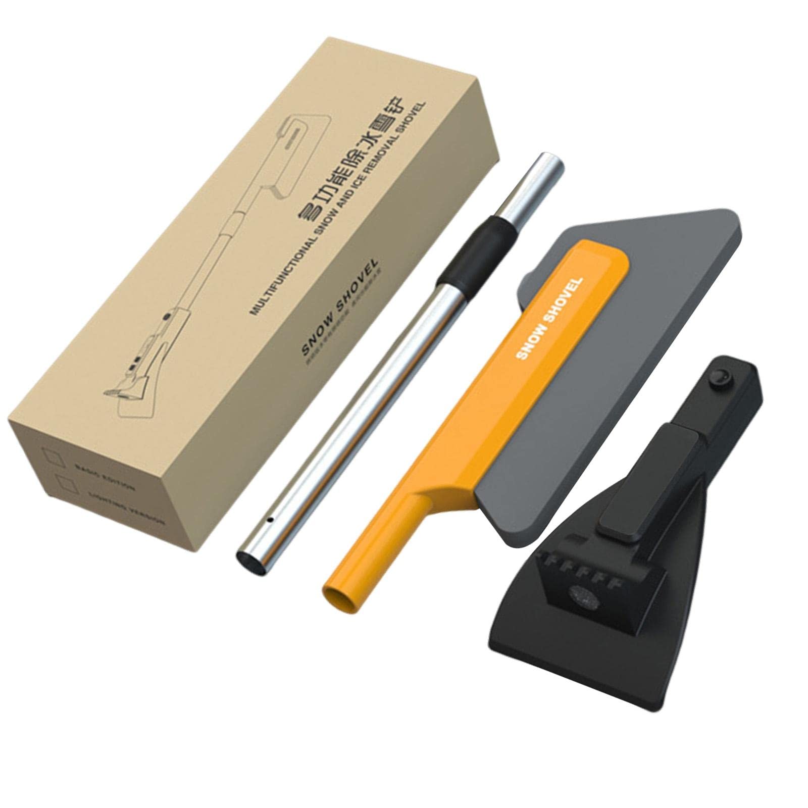 ATORSE Car Ice Scraper Snow Brush Windscreen Extendable EVA SUV No LED Lights-image-31
