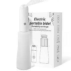 Portable Bidet Handheld Bidet Rechargeable Electric Portable 350 ml for Women Men ES002-WHITE