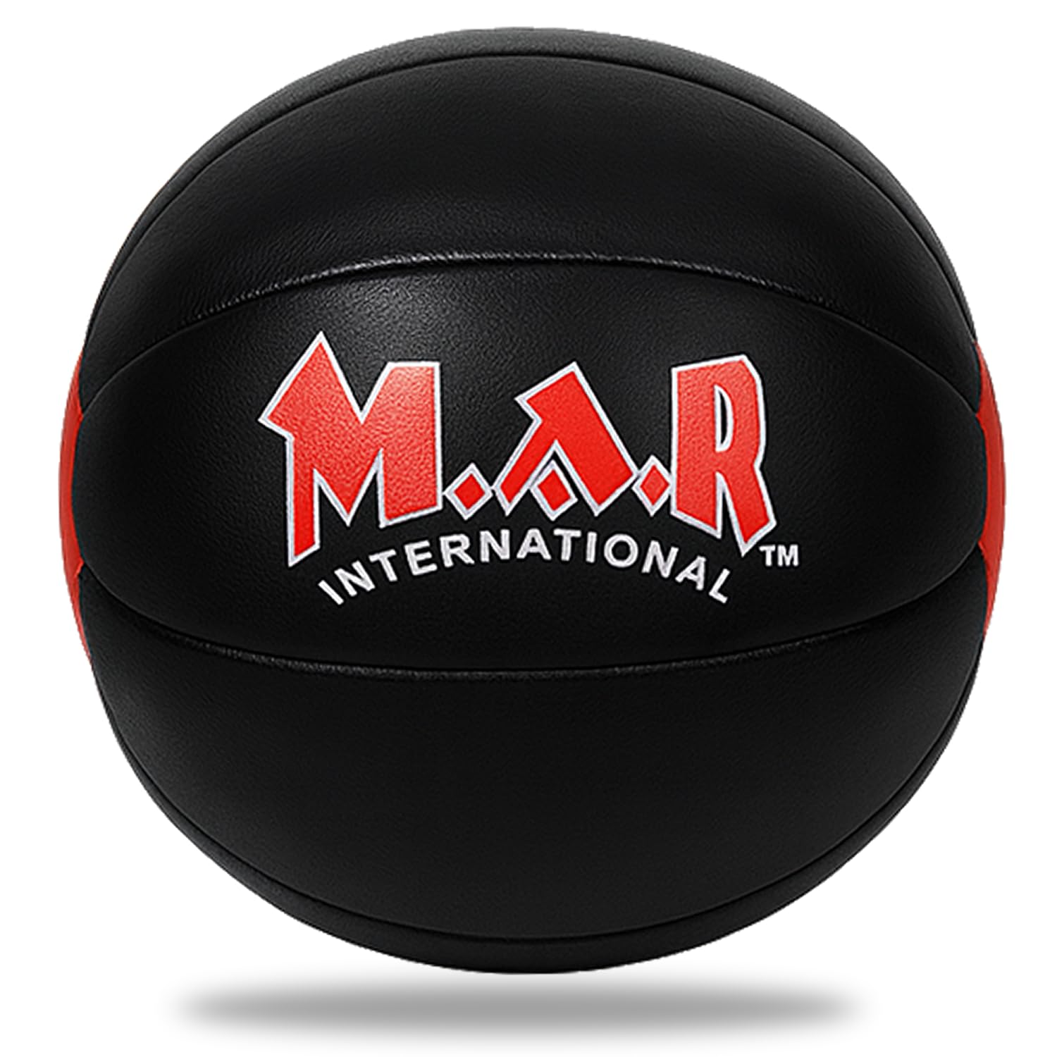 MAR | Genuine Leather Medicine Balls, Essential Home Gym Fitness Equipment for Abdominal Strength and Muscular Endurance Improvement, Workout Ball for Exercise & Training (7kg)