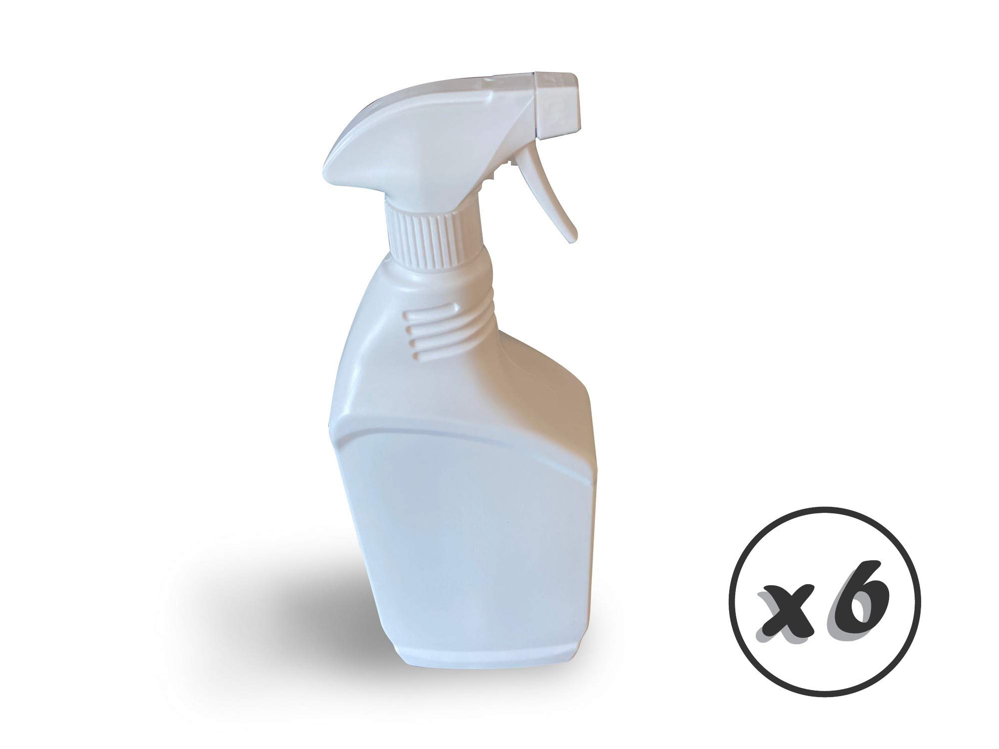KIBROS Lot 6 pulvérisateurs vaporisateurs 1 L gâchette buse réglable