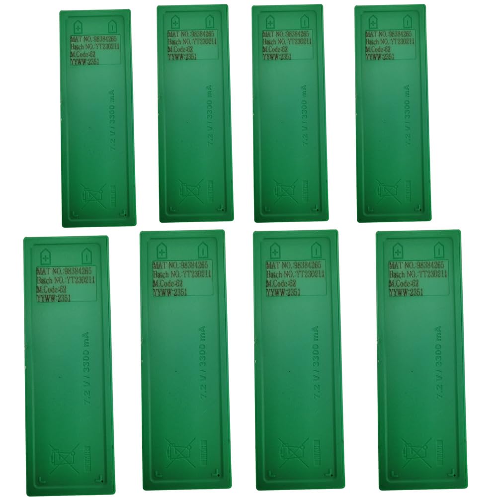 YICUAA 8 Pack 7 2V 3300mAh Crane Remote Control Battery 98384265 for Scanreco 593 592 590 960