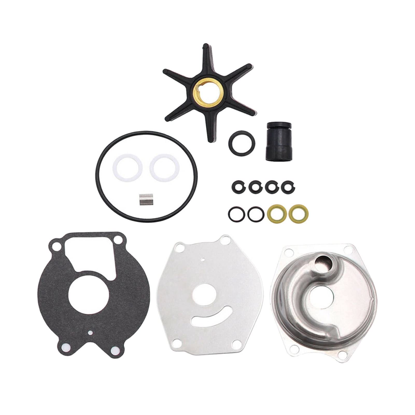 LUGEMA Kit di Servizio della girante della Pompa dell'Acqua 46-99157T2 Adatti Adatti for i fuoribordo di Mariner, Pezzi di Ricambio del Motore della Barca ad Alta affidabilità