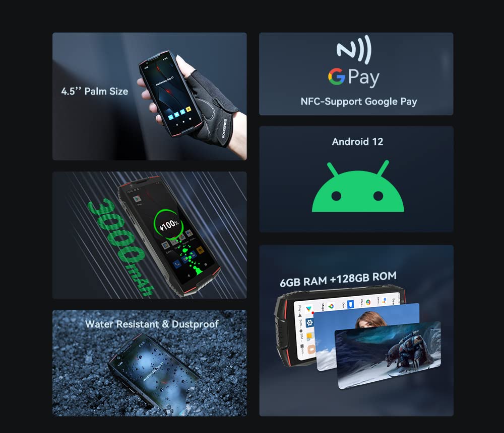 Amazon | Cubot KingKong Mini 3頑丈なスマートフォン4.5インチ  