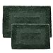 Bathroom Rugs - 2-Piece Cotton Bathroom Mat Set - Machine Washable Bath Mats for Bathroom, Kitchen, or Laundry Room by Lavish Home (Green)