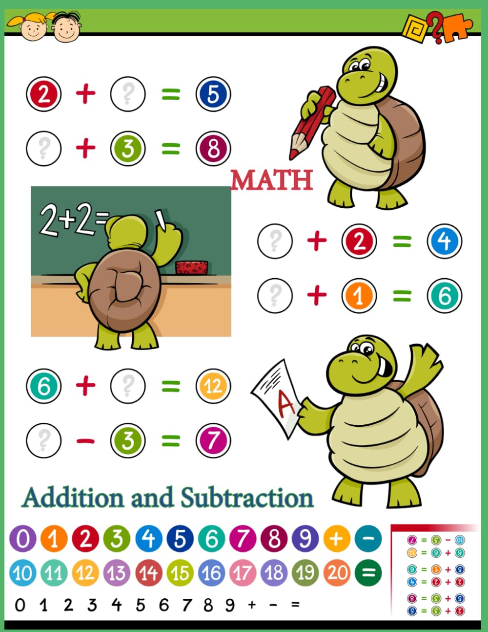 Addition and Subtraction Math (Kids Learning Skills)