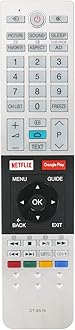 New Re Place Remote Control CT-8516 Compatible with Toshiba CT-8516 Remote for TV 43U7750VN 43U7750VE 49U9750 55U9750 65U9750 43U7750 55U7750 55U7750VE 65U7750 65U7750VN 65U7750VE 75U7750 75U7750VE
