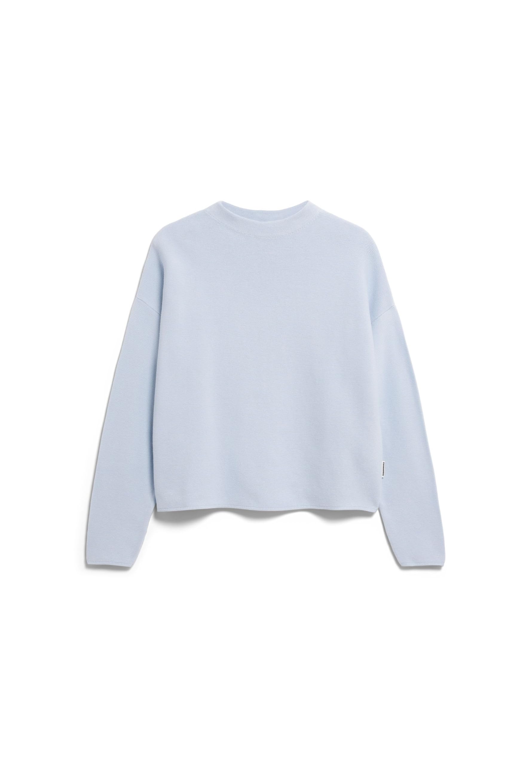 ARMEDANGELS Jersey de punto para mujer de 100% algodón orgánico MERINAA izquierdo, corte holgado
