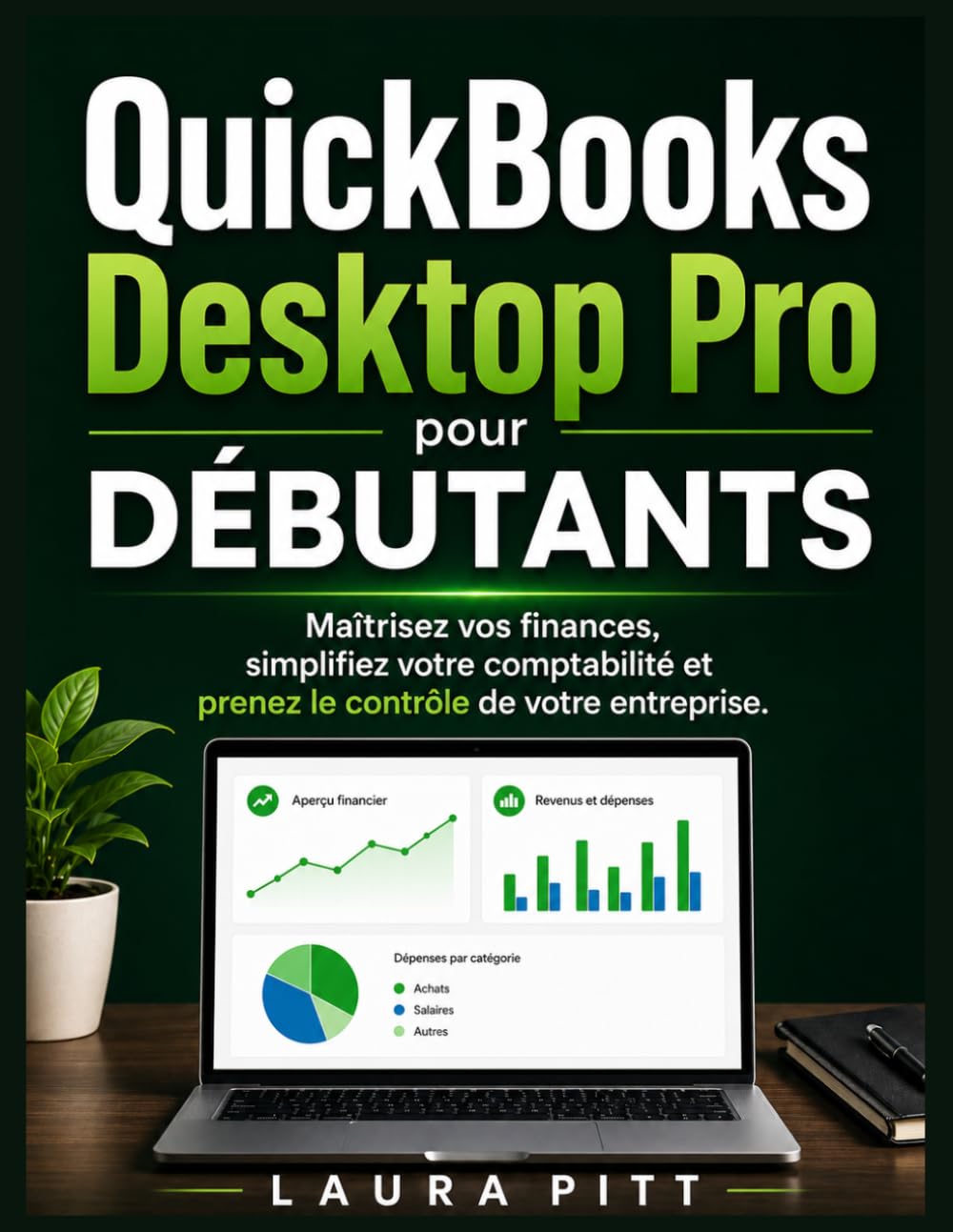 QuickBooks Desktop Pro pour débutants: Maîtrisez vos finances, simplifiez votre comptabilité et prenez le contrôle de votre entreprise.