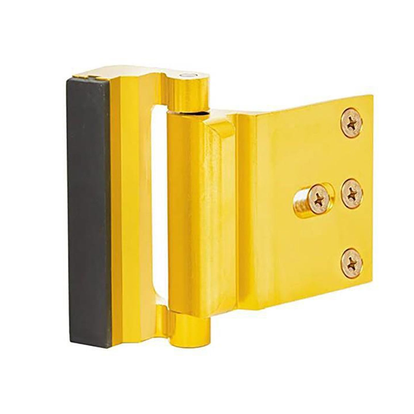 – 800lbs Home Security Lock, Aluminum Alloy Door Reinforcement Lock for Front and Internal Doors (Gold)