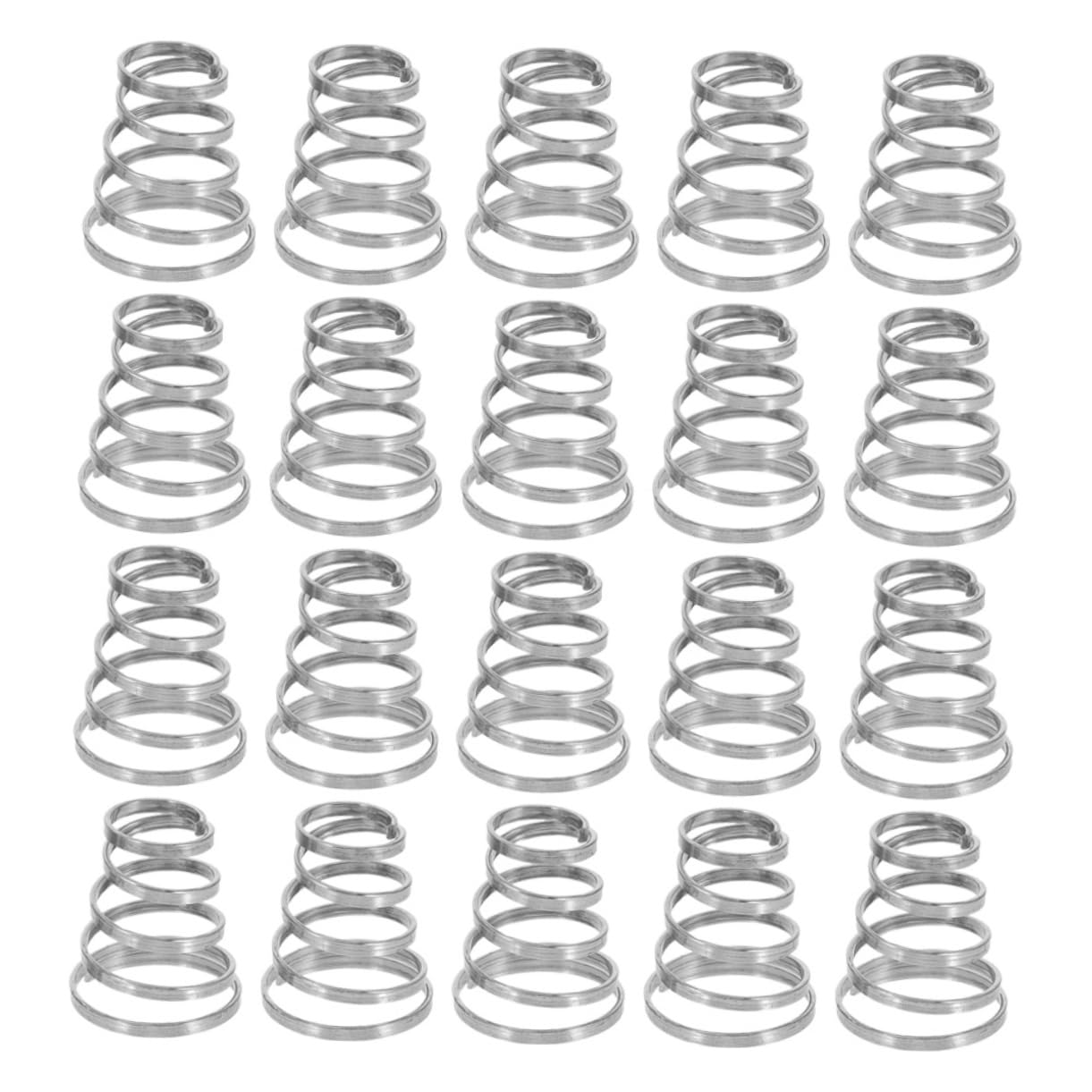 Hemoton Quick Release Skewer Spring Set 20pcs Bike Wheel Skewer Spring for Mountain Road Bikes Stainless Steel