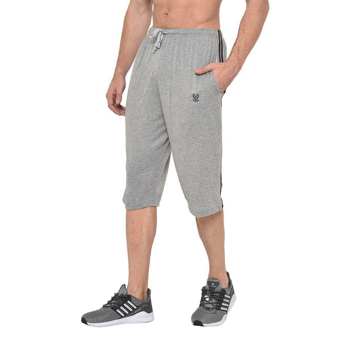 Mack JonneyCotton Blended Regular Fit 3/4th Capri for Men-C2_0001_P