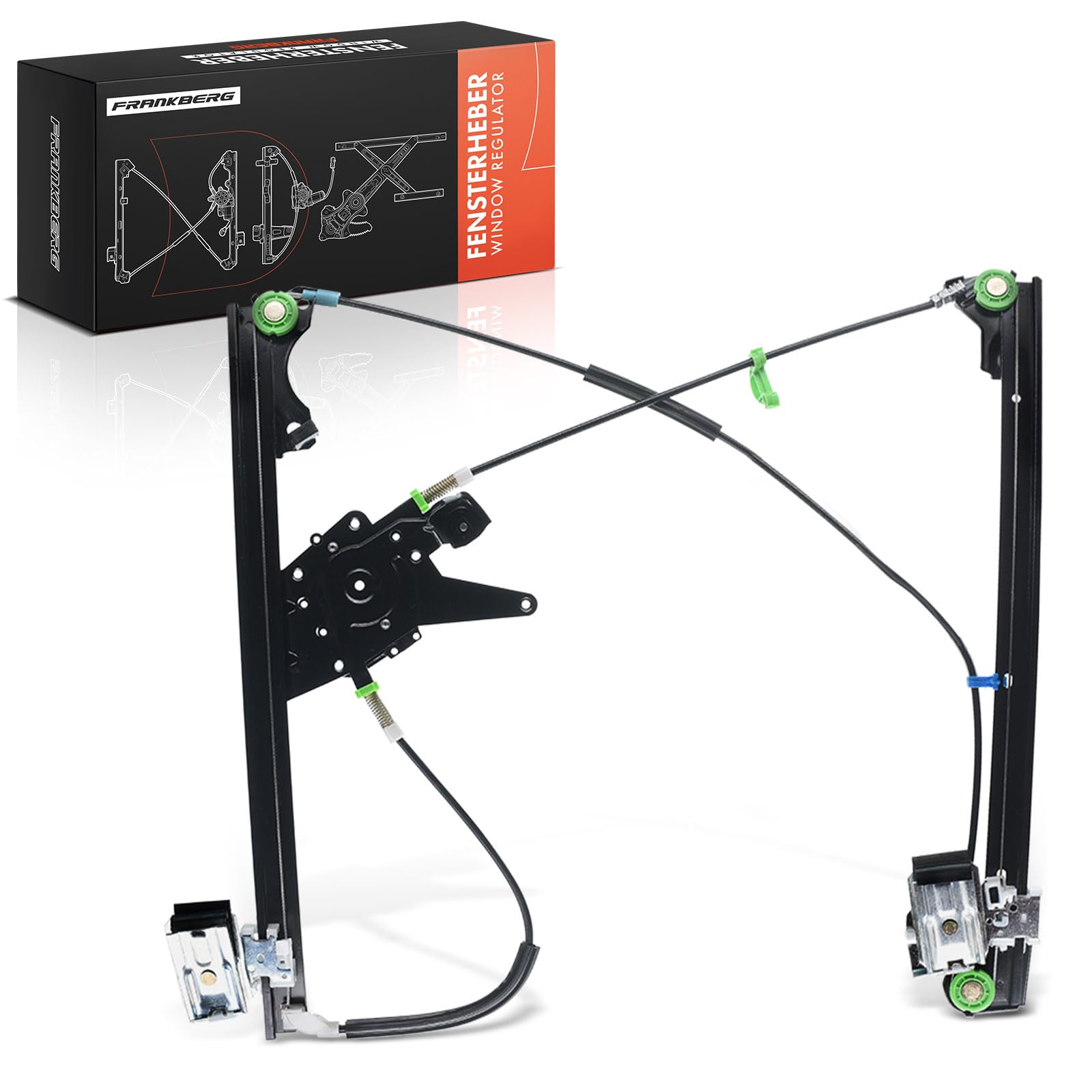 Frankberg Window Regulator Without Motor Compatible with Golf MK III 1H1 1H5 V-e-n-t-o 1H2 Hatchback Estate Saloon 1991-1999 1H0837461A