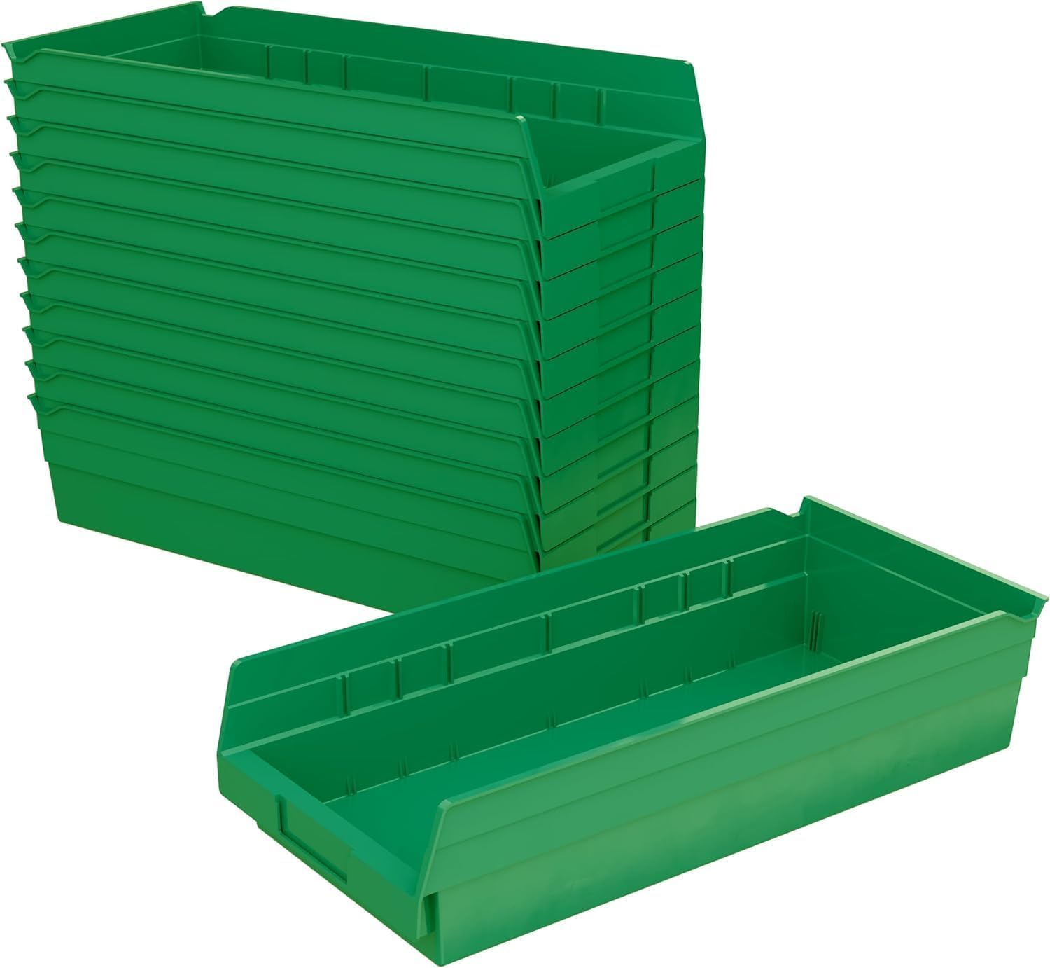 Amazon.com: Akro-Mils 30158 Plastic Shelf Bins, Heavy Duty Storage
