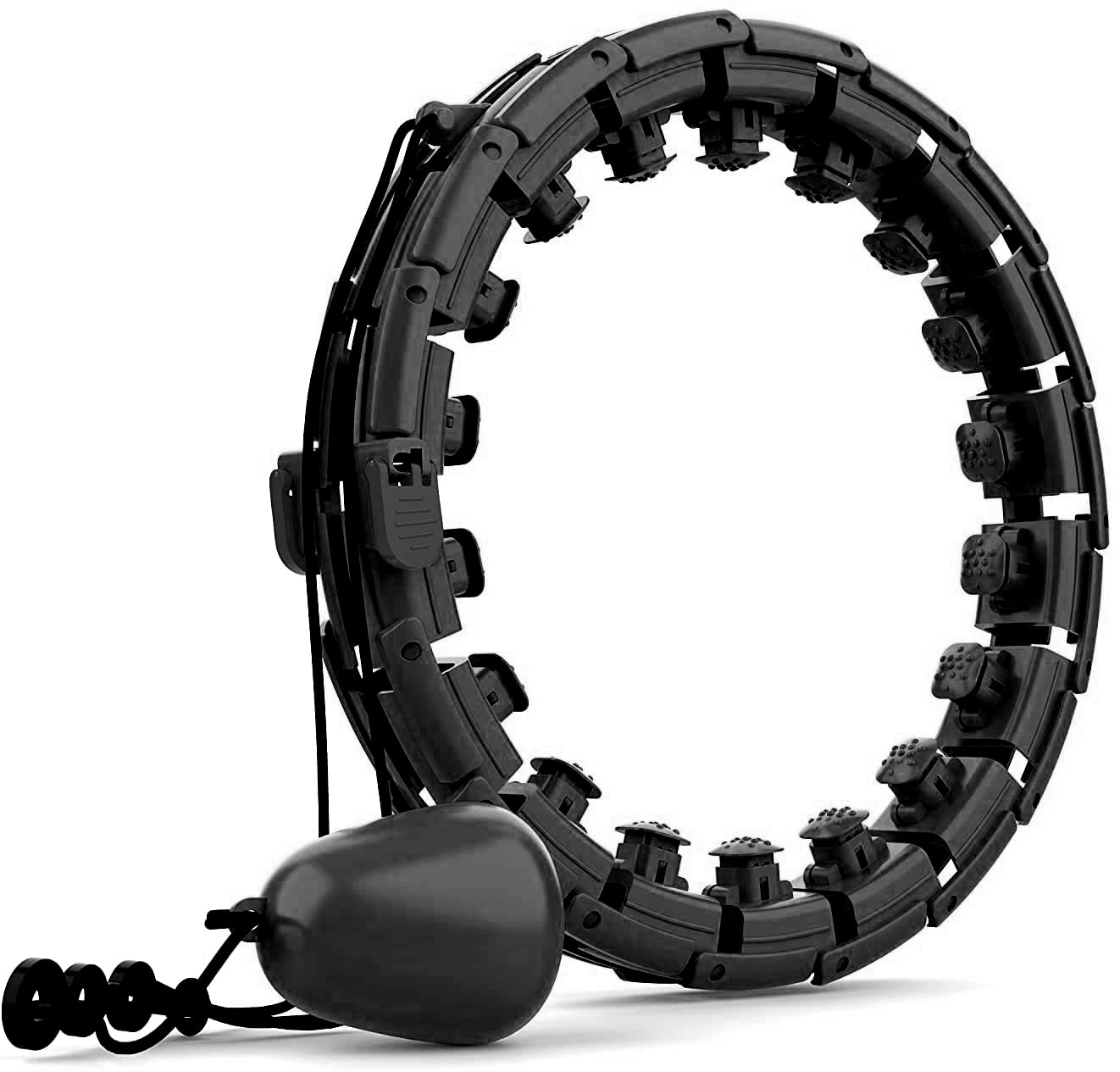 TOMOIN Hula Hoops for Adults Weight Loss, 24 Sections Detachable Weighted Hoola Hoops Fitness for Kids and Women