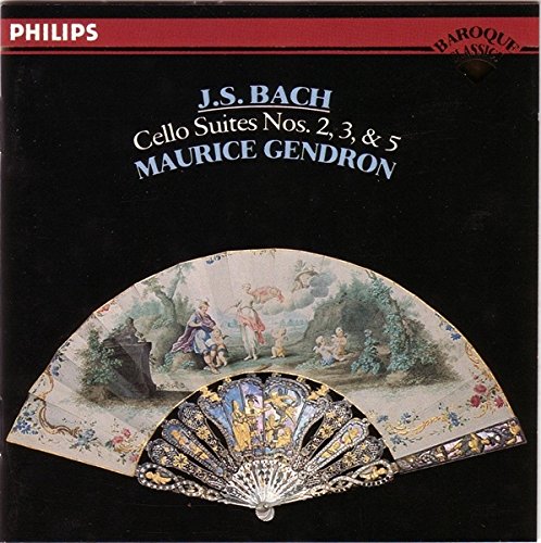 Cello Suites 2, 3 & ,5 [Audio CD] Bach and Gendron