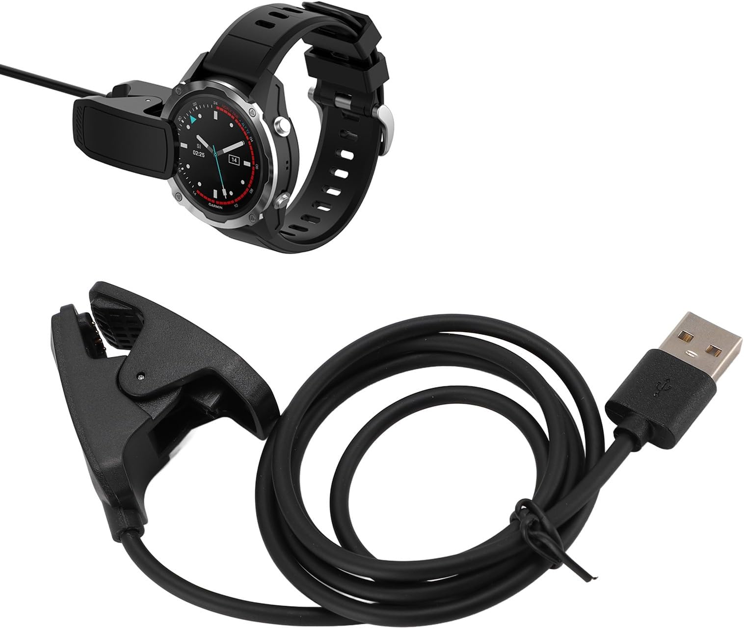 Watch Charger for Descent MK3 MK3i MK2i MK2S MK2 Mk1 G1 Solar, 3.3ft USB Charging Cable Replacement, Fast Stable Magnetic Charging Dock for Descent Smartwatch