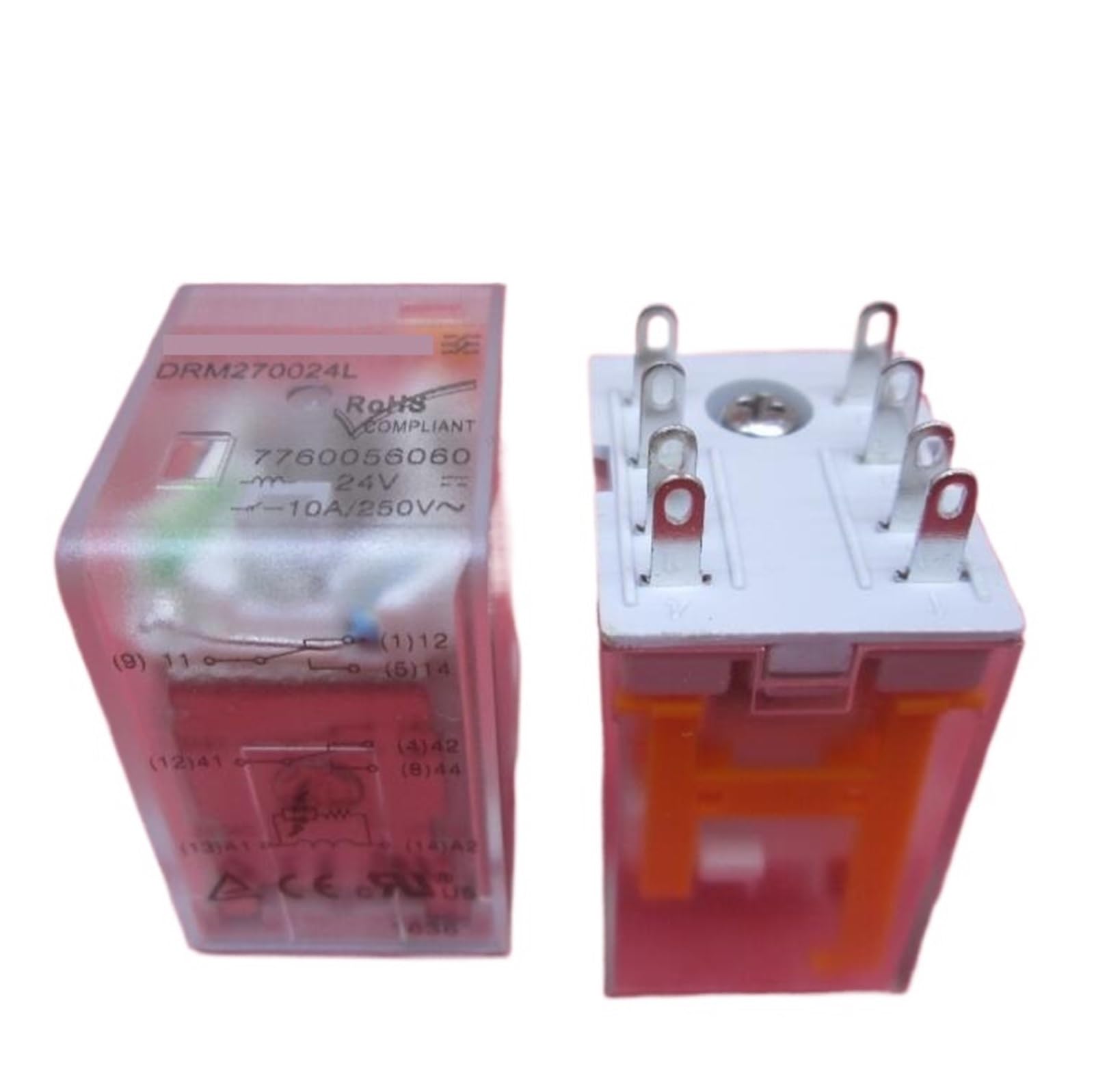 Relais DRM270024L 24 V CC DRM270024LT DRM270024LT-24 V CC 24 V CC 24 V 10 A 250 V CA DIP8(5PCS)