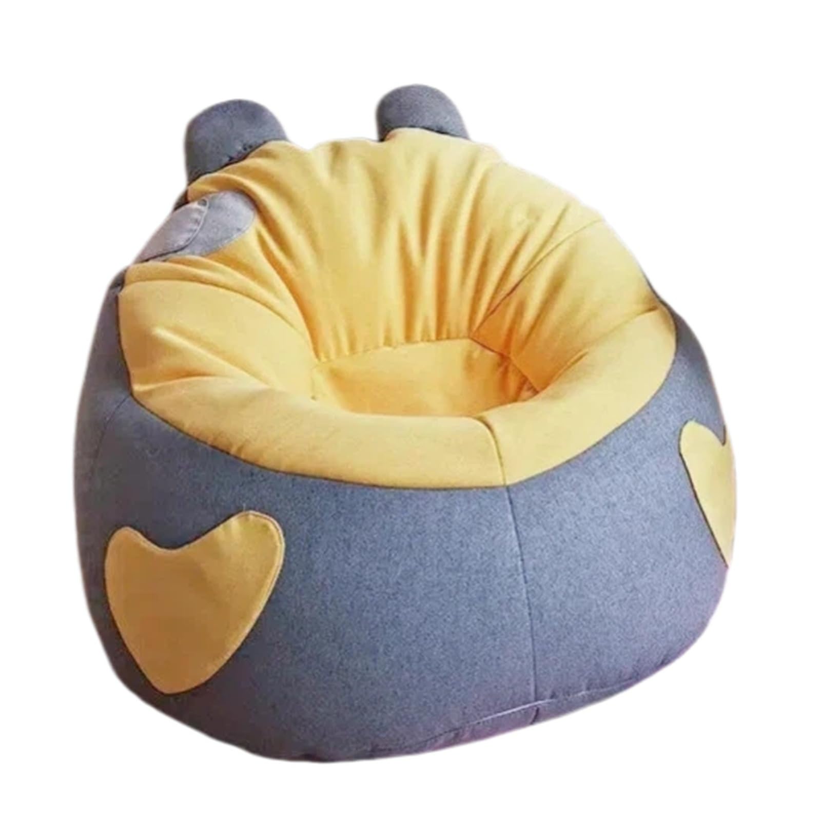 Strona główna Leniwa Sofa Worek Fasoli Pojedyncza Sypialnia Podłoga Małe Mieszkanie Wypoczynek Krzesło Balkonowe Worek fasoli(Yellow)