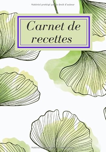Carnet de recettes: Carnet de cuisine | livre de cuisine à compléter | 100 pages vierges | Noter vos recettes et créations de plats, entrée, desserts ... Cadeau pour Boulanger, Pâtissier, Cuisinier.