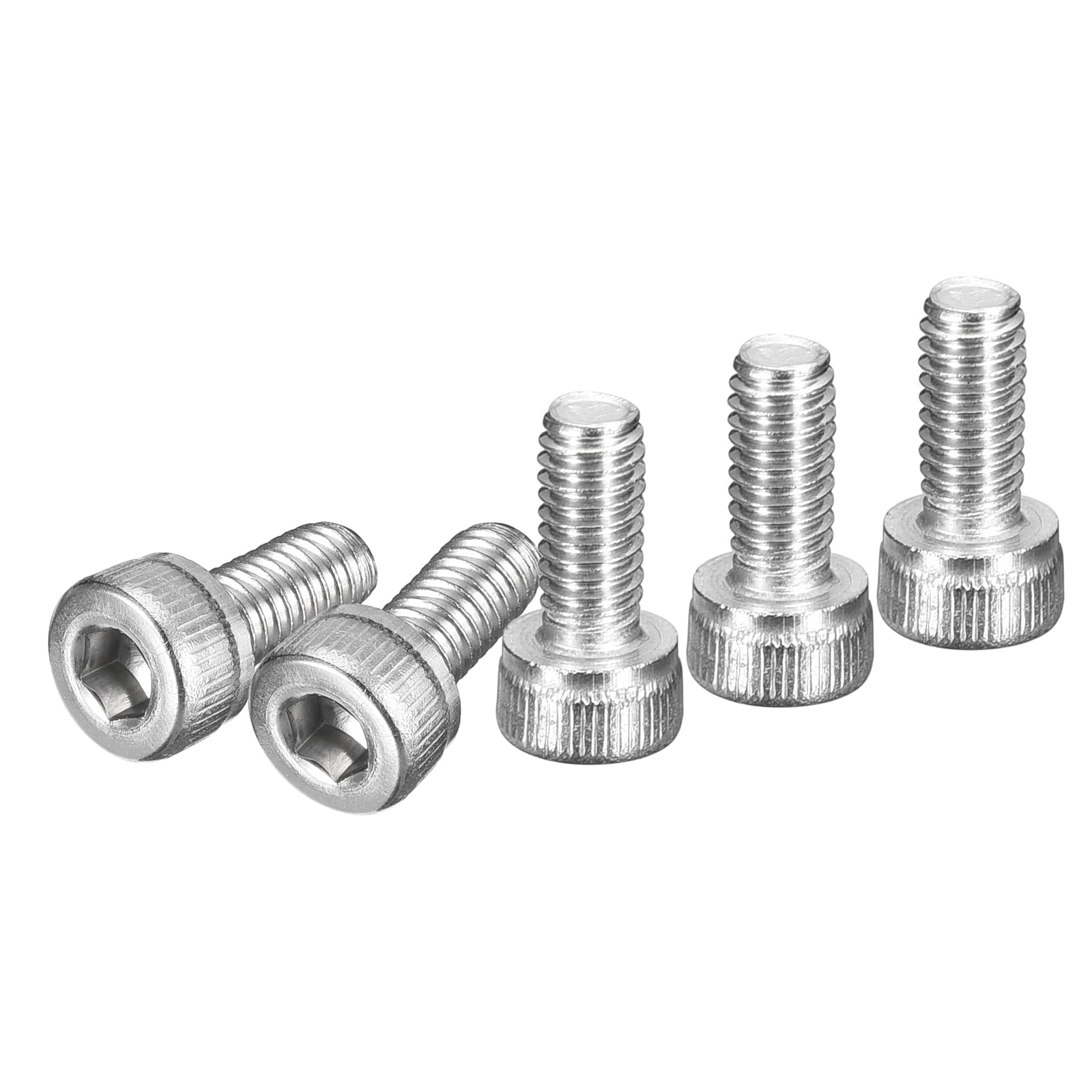 DTGN M3x6mm Socket Head Cap Screws Bolts, 100Pcs 304 Stainless Steel 18-8, Metric Machine Hex Socket Screw, Hex Drive