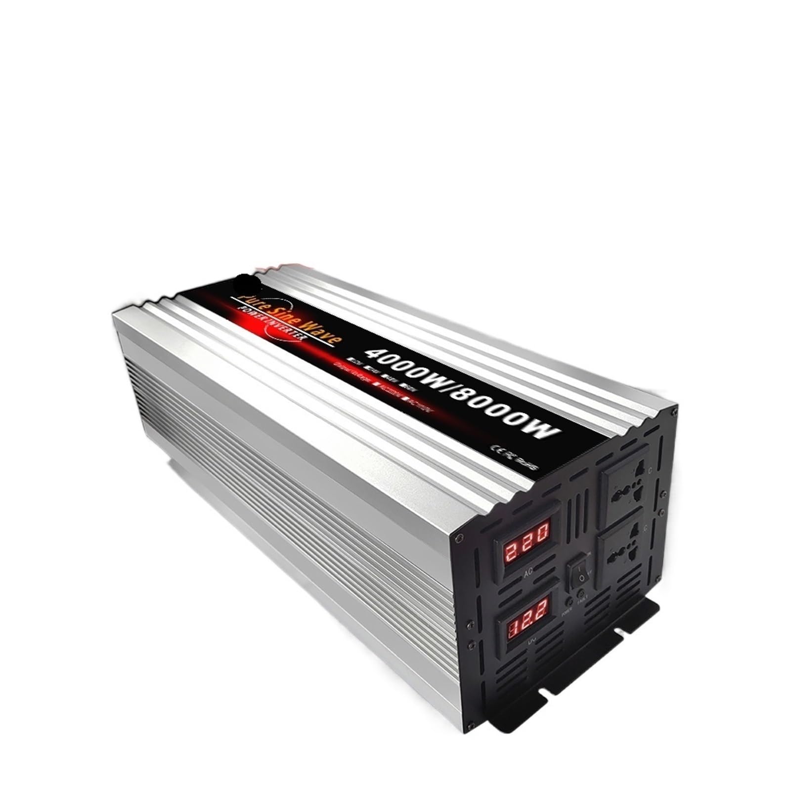 Falownik sinusoidalny 8000 W DC 12 V 24 V 48 V 60 V na AC 220 V przetwornica napięcia czysta sinusoida samochodowy falownik energii słonecznej (6000 W 60 Hz, 24 V-220 V-230 V)
