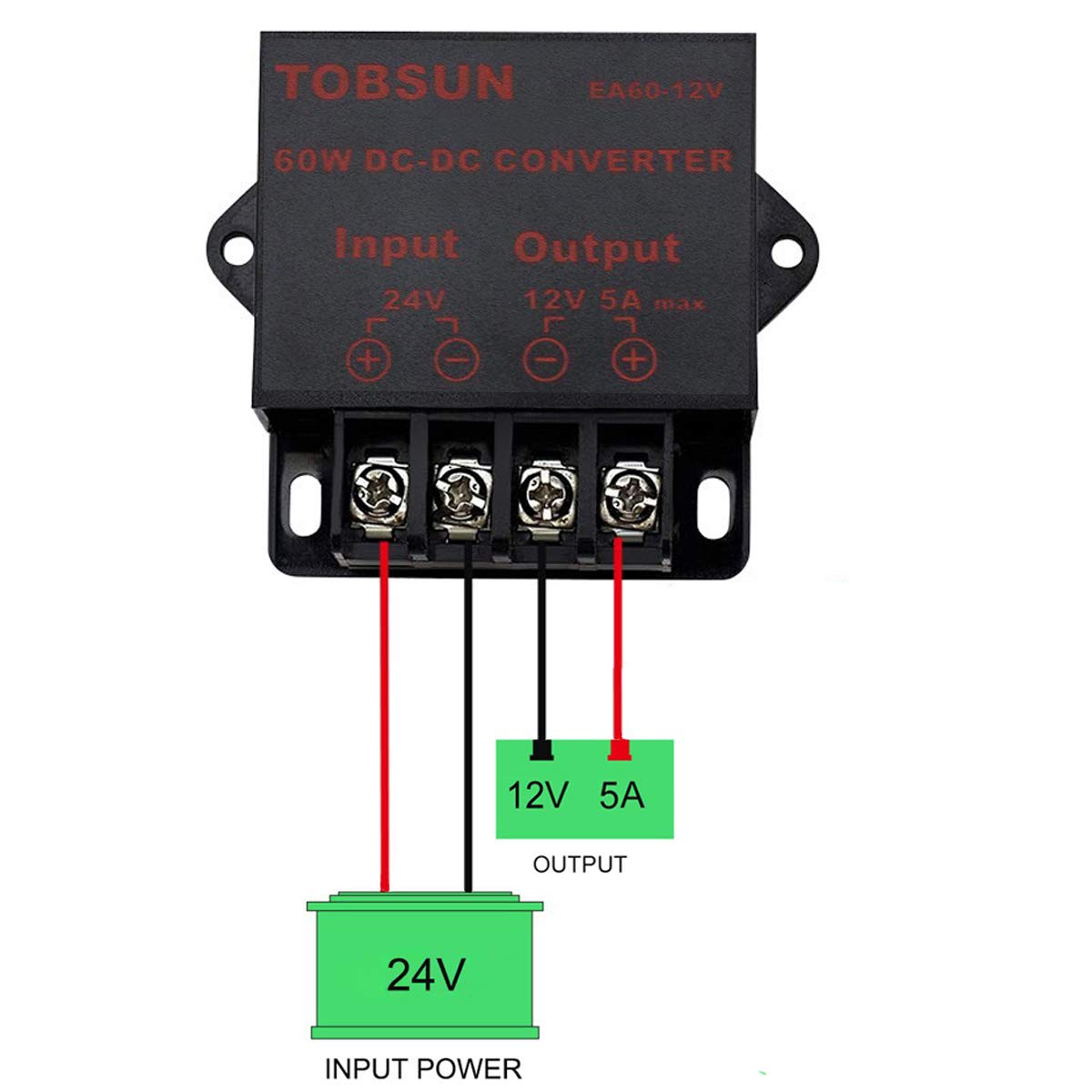 Régulateur De Tension Abaisseur/boost 6-20V à 12V - IP68 étanche, Ignifuge, Pour écran Voiture, Caméra, Pompe, Ventilateur | Stable, Longue Durée