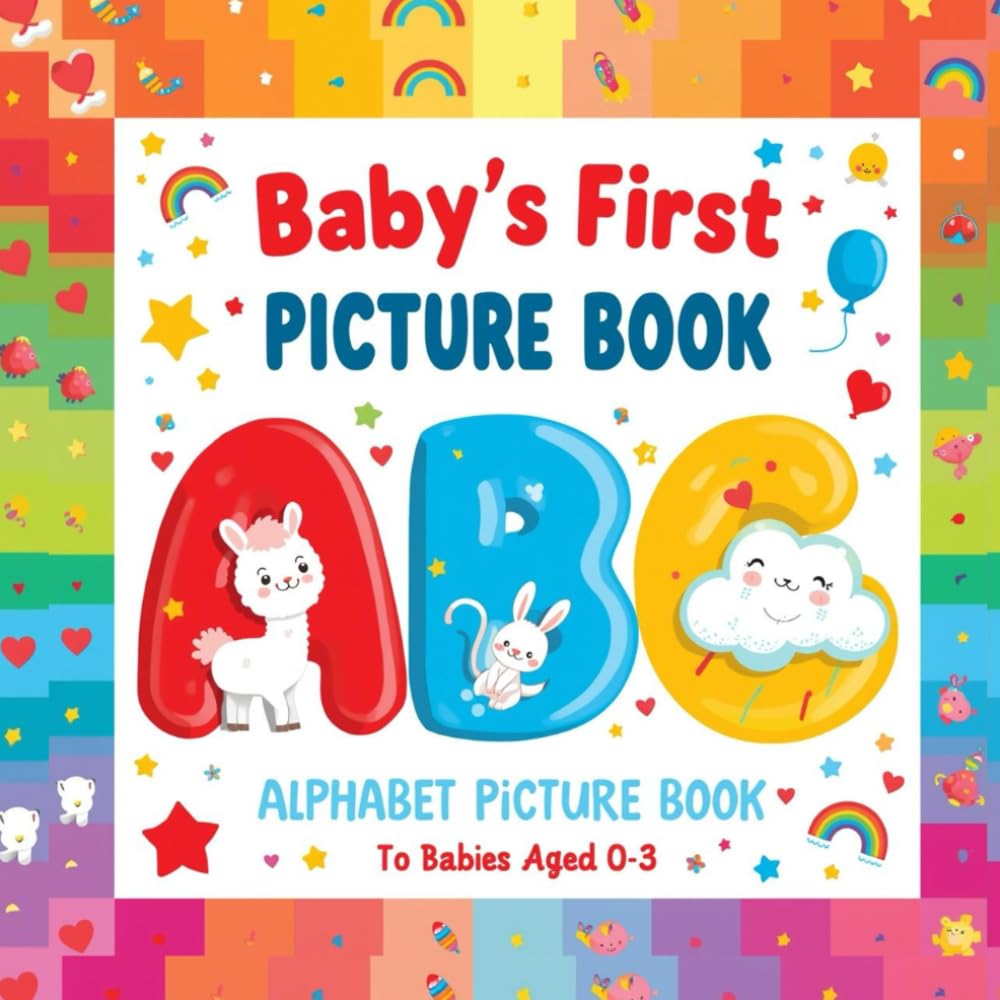 Baby’s First ABC Picture Book: Fun Letters, Cute Pictures, Easy Learning for Babies & Toddlers