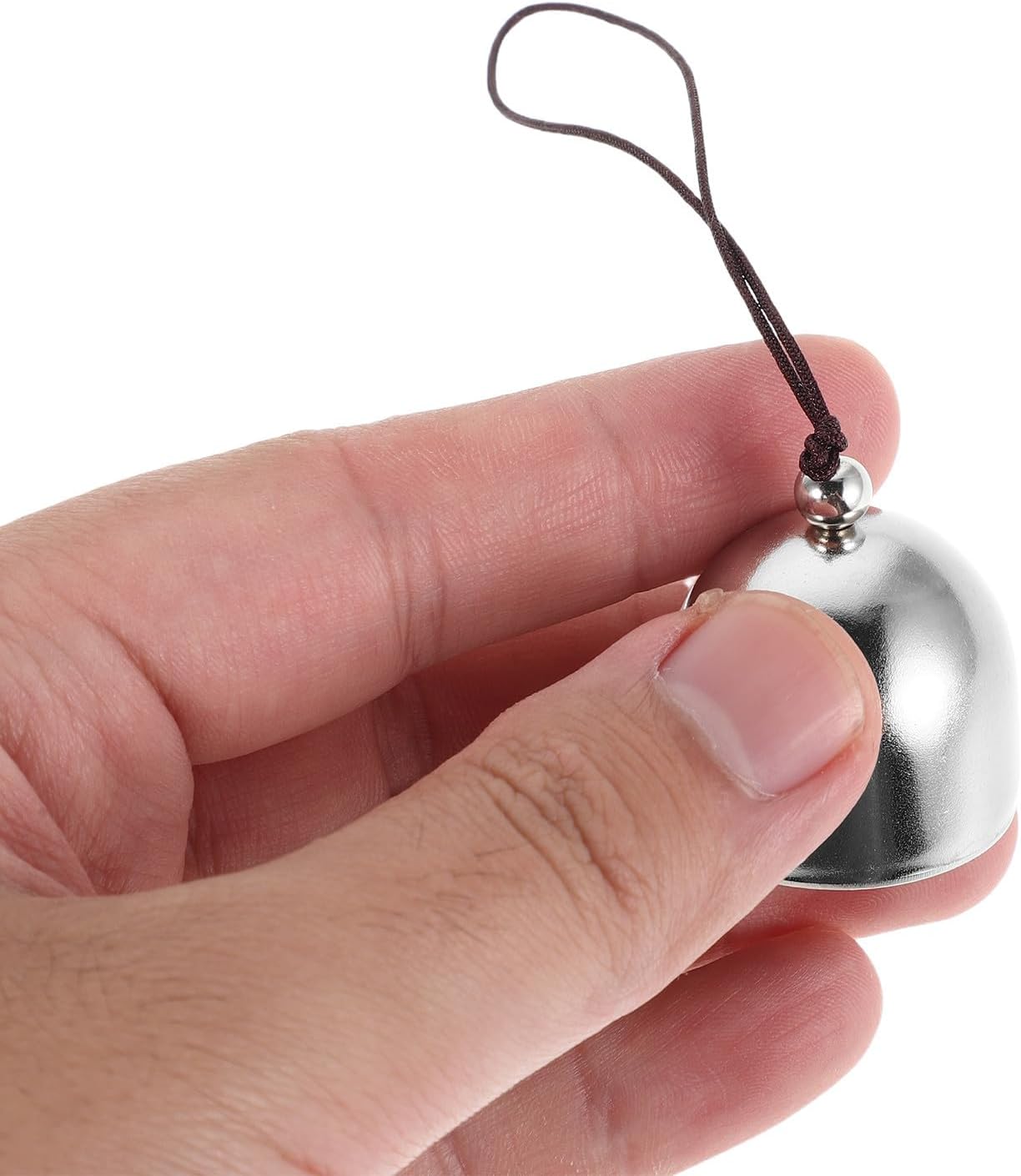 20pcs Mini Craft Bells Silver Alloy Decorative Hanging for Window