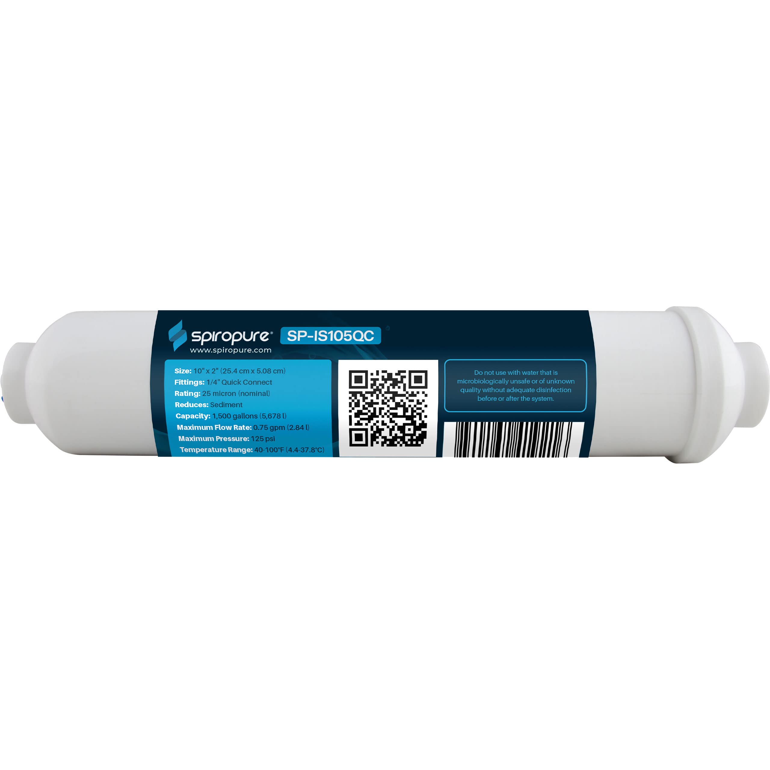 Amazon.com: SpiroPure Inline Sediment Water Filter with 1/4