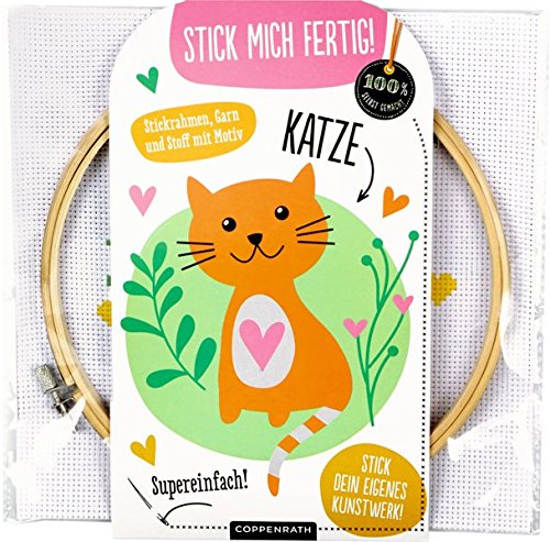 Preisvergleich Produktbild Stick mich fertig! Katze (100% selbst gemacht)