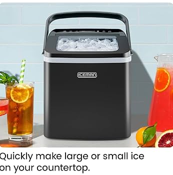 Amazon.com: ICEMAN Dual-Size Ice Maker Countertop - Portable