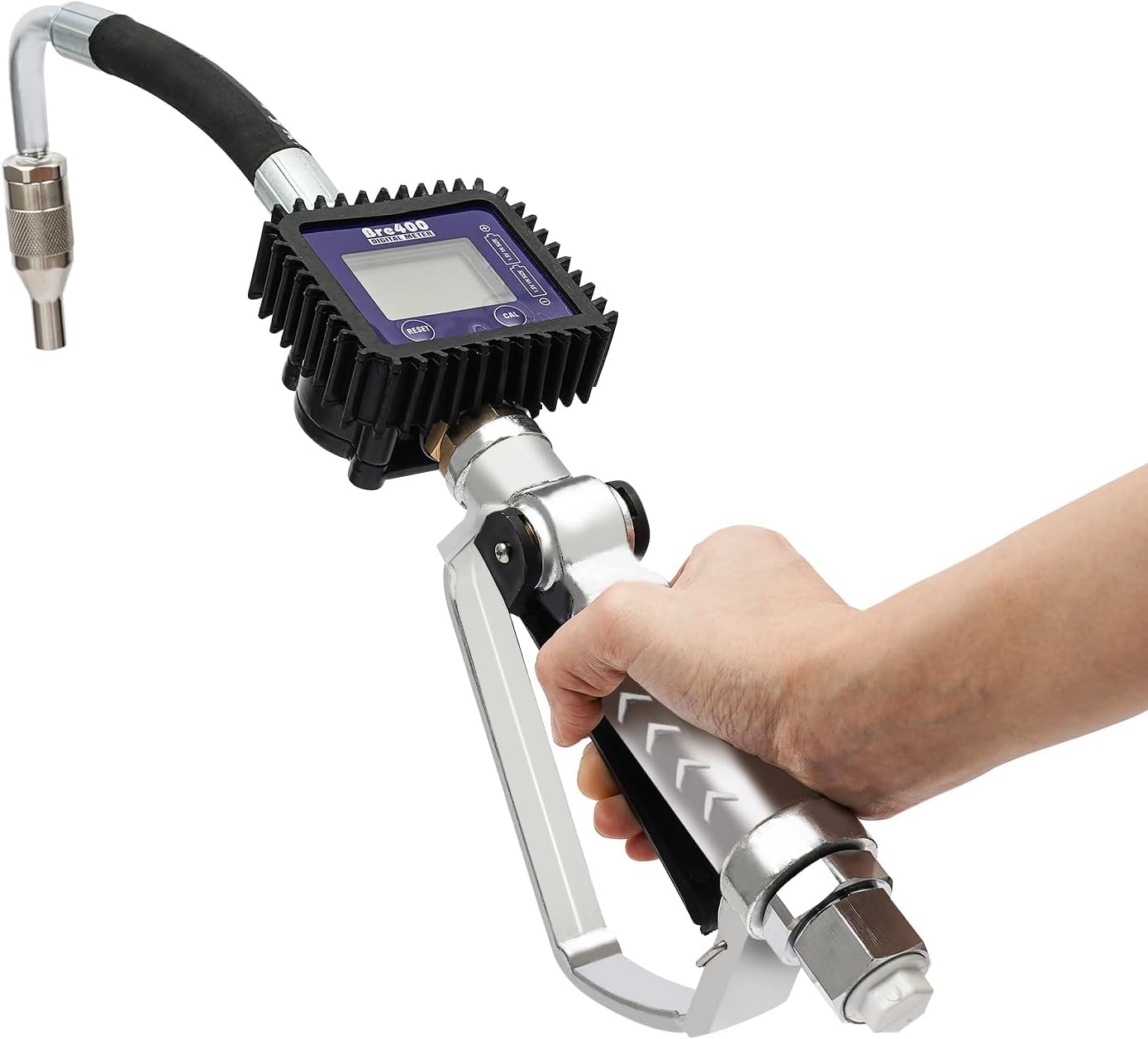Elektronisch olie-meetpistool met Rigid Tube, 5-cijferig lcd-display en 4 eenheden (L, GAL, PT, QT), tankpistool met batterij en nauwkeurige volumeweergave 4,4 lb
