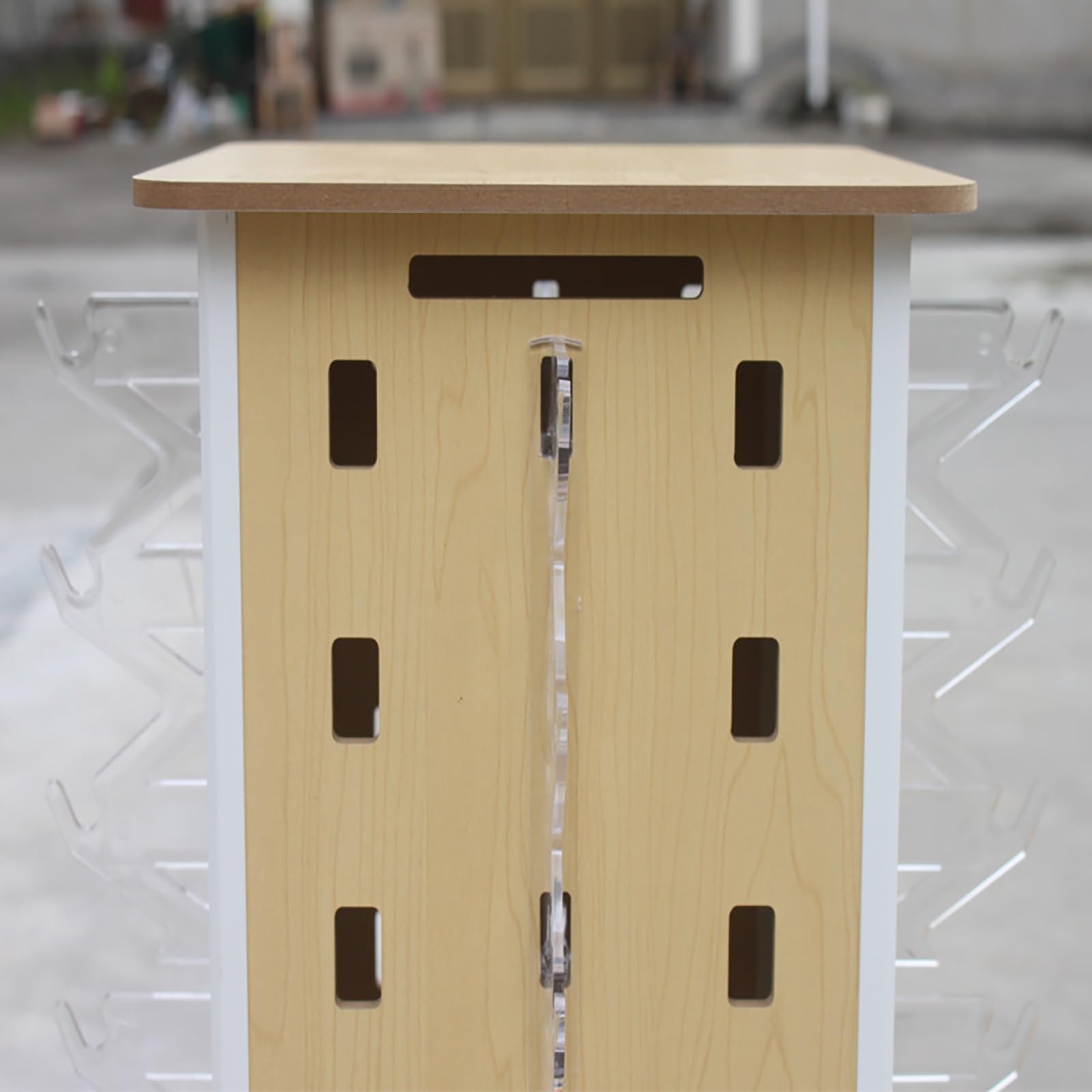 Soporte Para Gafas, Soporte Giratorio De 360° Para Gafas De Vista, Organizador De Gafas De Sol De 4 Lados Para Almacenamiento Comercial..