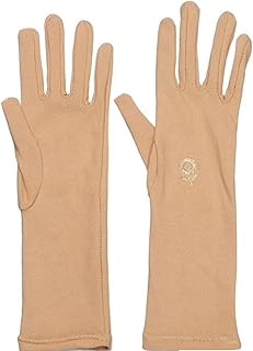 手袋 Uv保護 日焼け止め ミッド ロング 花 エチケット ストレッチ 手袋 刺繍 通気性 薄い グローブ 女性用 肌色