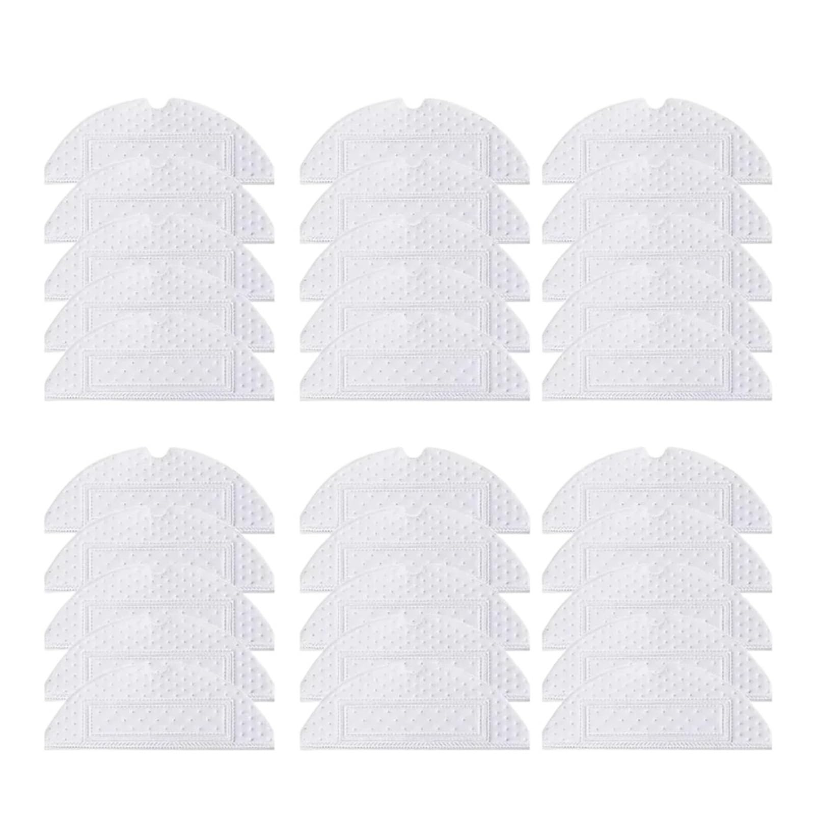 kvcccss Disposable Mop Cloth ，Compatible For Roborock， S7/S7Max/S7MaxV/S7MaxVUltra/S70/S75/G10/G10PRO/G10SPURE/T7S/T7SPLUS/T8Plus Robot Vacuum(SET4)