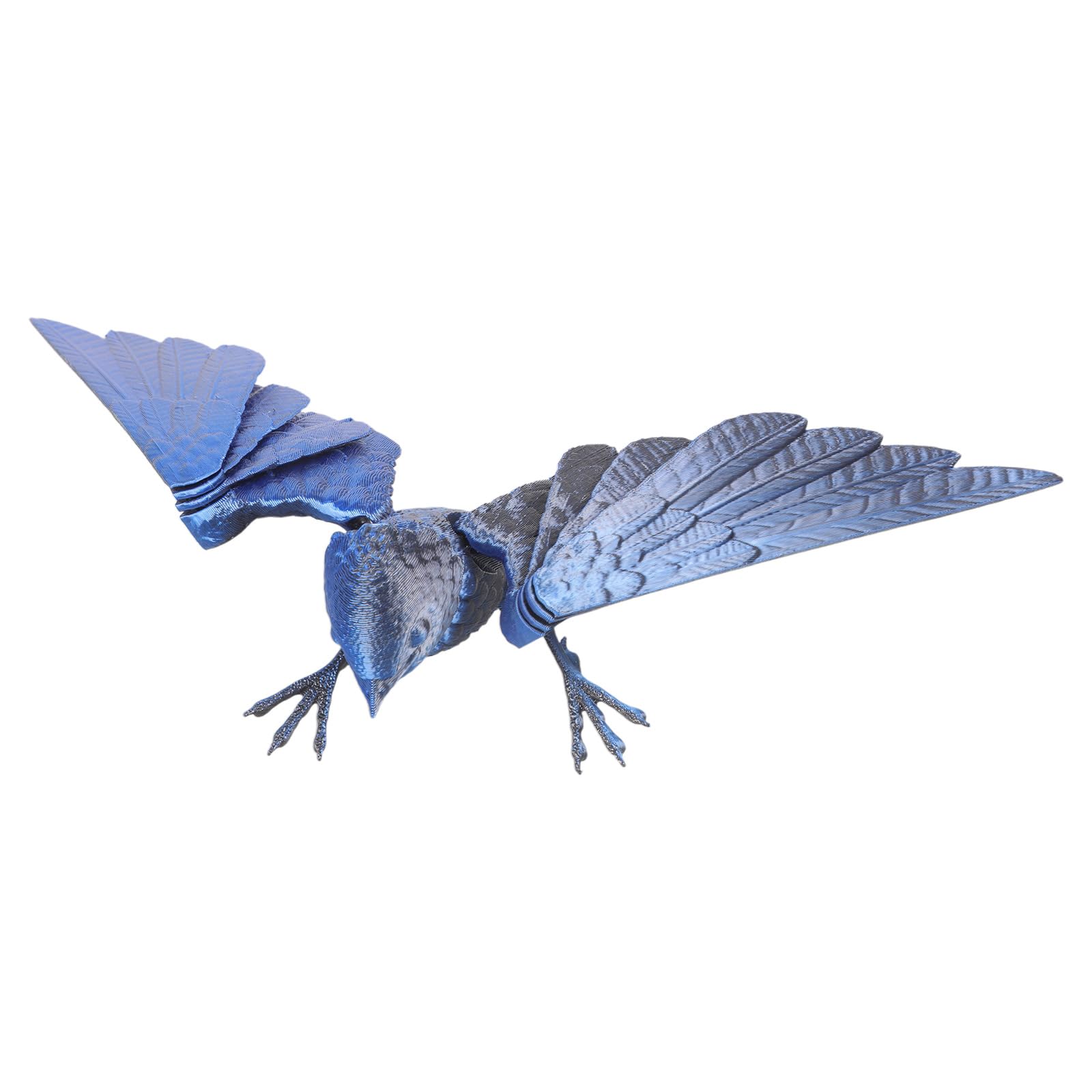 Printed Articulated Swallow Figurine Flexible Joint Toy, Realistic Bird Desktop Decor for Stress Relief Flexible Joint Articulated Swallow Fidgets Toy Realistic Hairless Figurines Statues Desktop Pet
