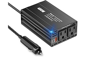 Essential Car Inverter: Convert 12V Car Outlet to 110V AC Power