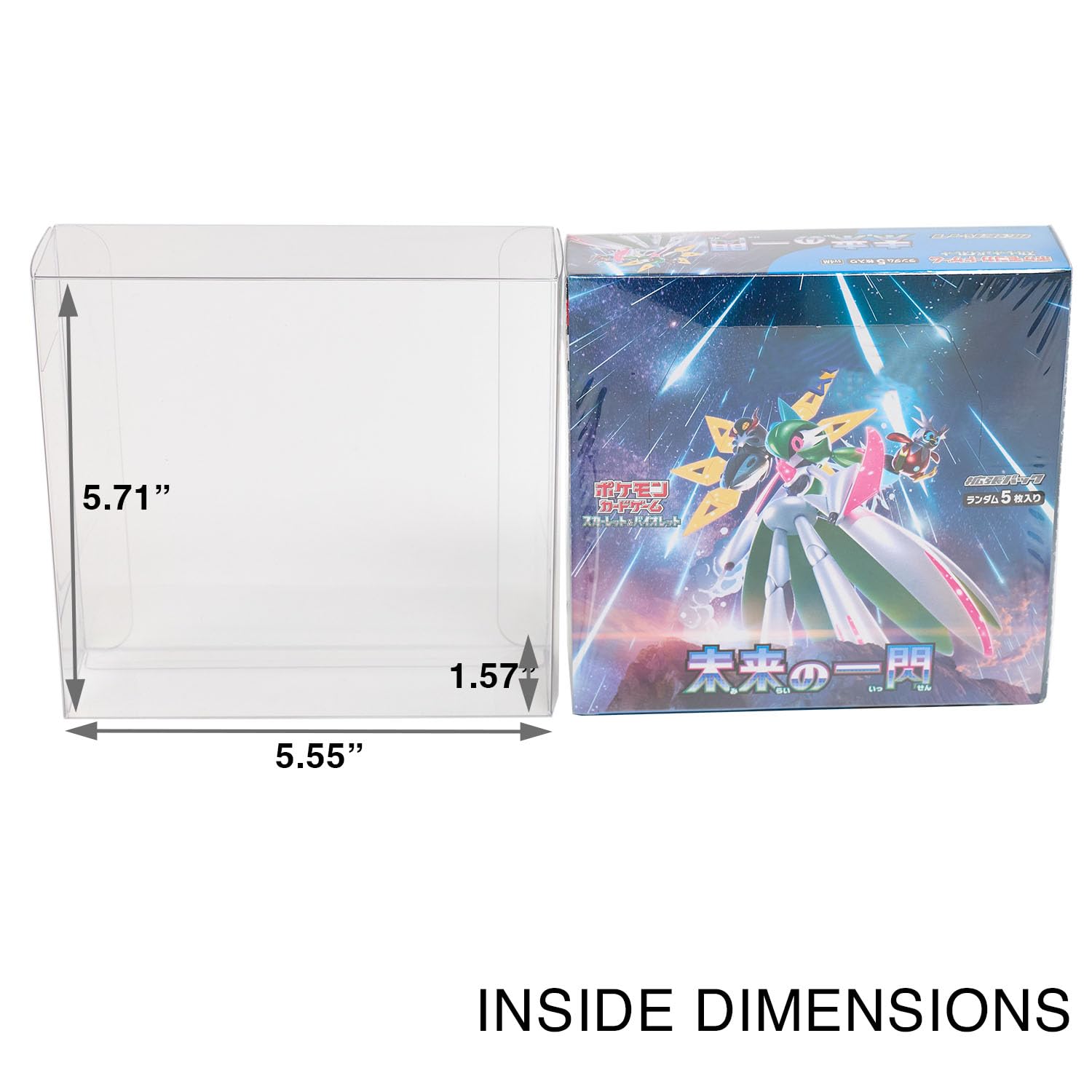 Amazon.com: Platinum Protectors Protector Case for Japanese Booster  Expansion Box Clear Plastic Display (20 pack) : Toys & Games