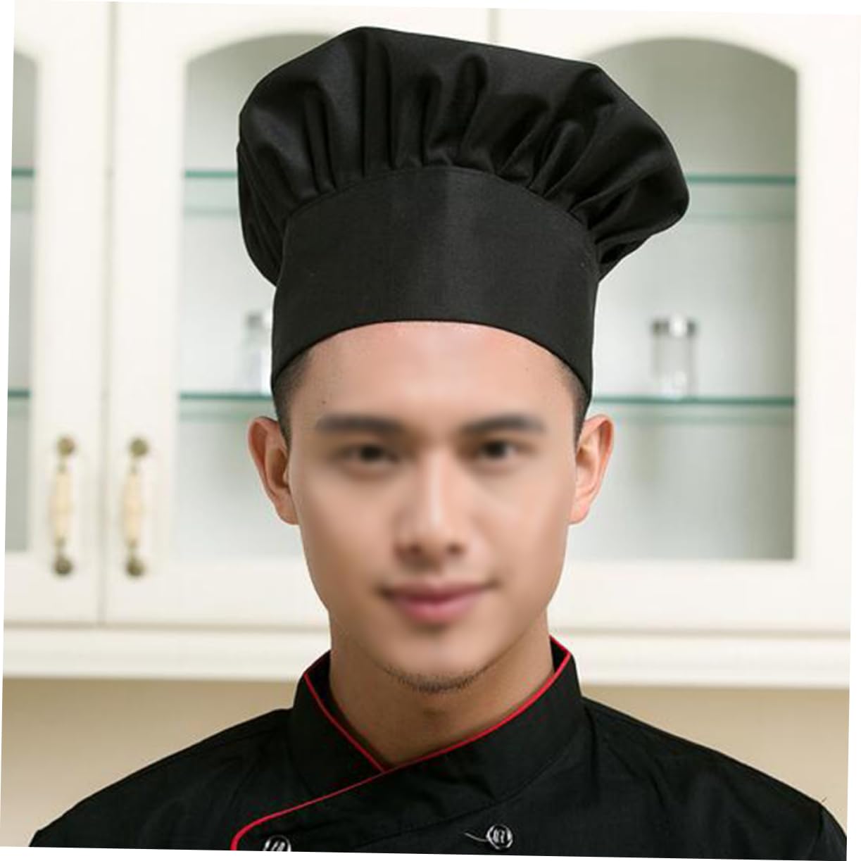 BESPORTBLE Cappello Chef Regolabile Unisex per Ristoranti Commerciale Traspirante e Confortevole Teste Diverse