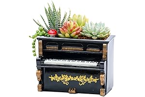 Melodic Blooms: Wooden Pots for Musical Decor