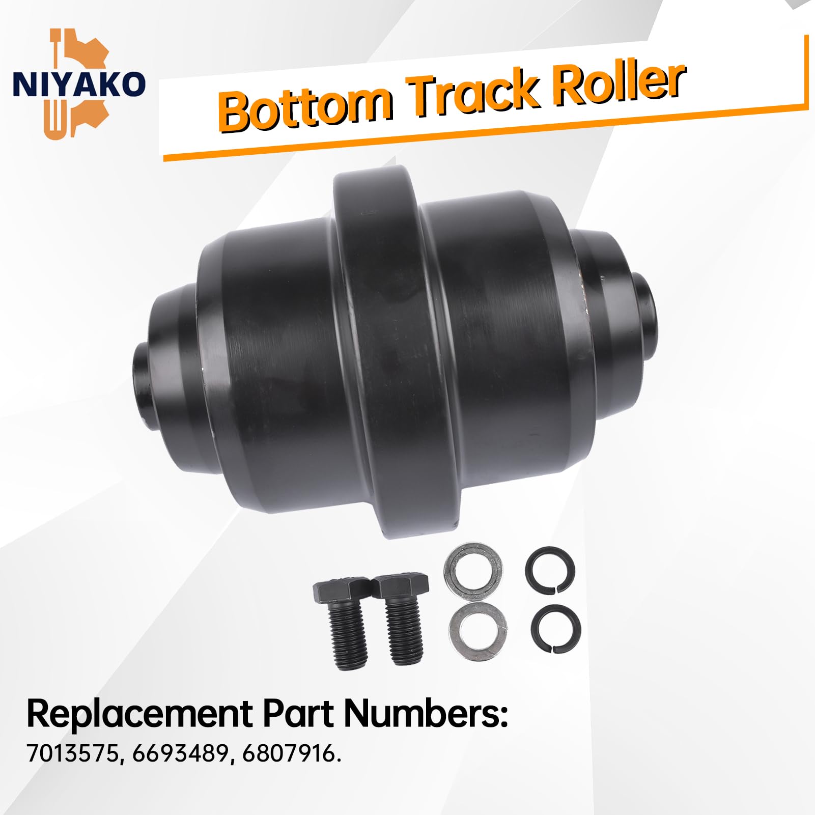 Bottom Track Roller For Bobcat 225 325 328 329 331 334 335 425 – Replaces 7013575 6807916