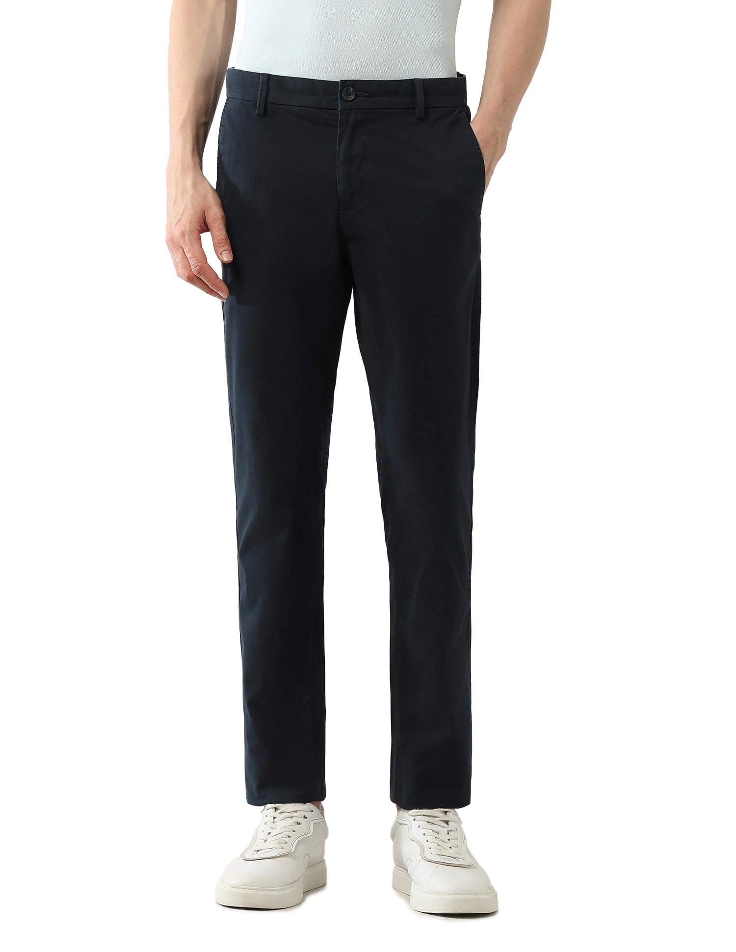 arrow sports Arrow Sport Men's Slim Pants (ASAETRO2893_Navy-picture-12