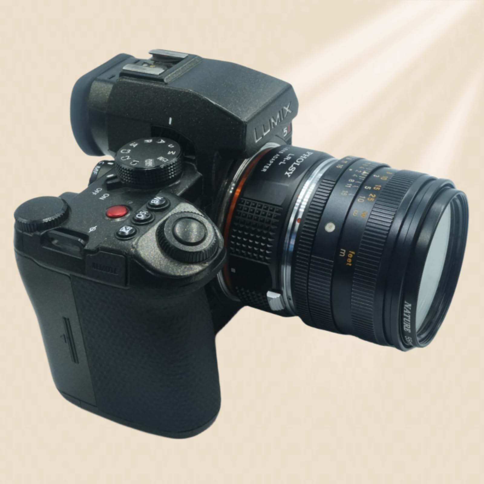 PHOLSY Adattatore per Lente Compatibile con Obiettivo Leica R LR Mount su Leica L Mount Corpo Fotocamera Compatibile con Leica SL2, SL2-S, CL, TL2, Lumix S5, S1, BS1H, SIGMA fp, fp L